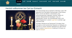 Desktop Screenshot of carlzureintracht.de